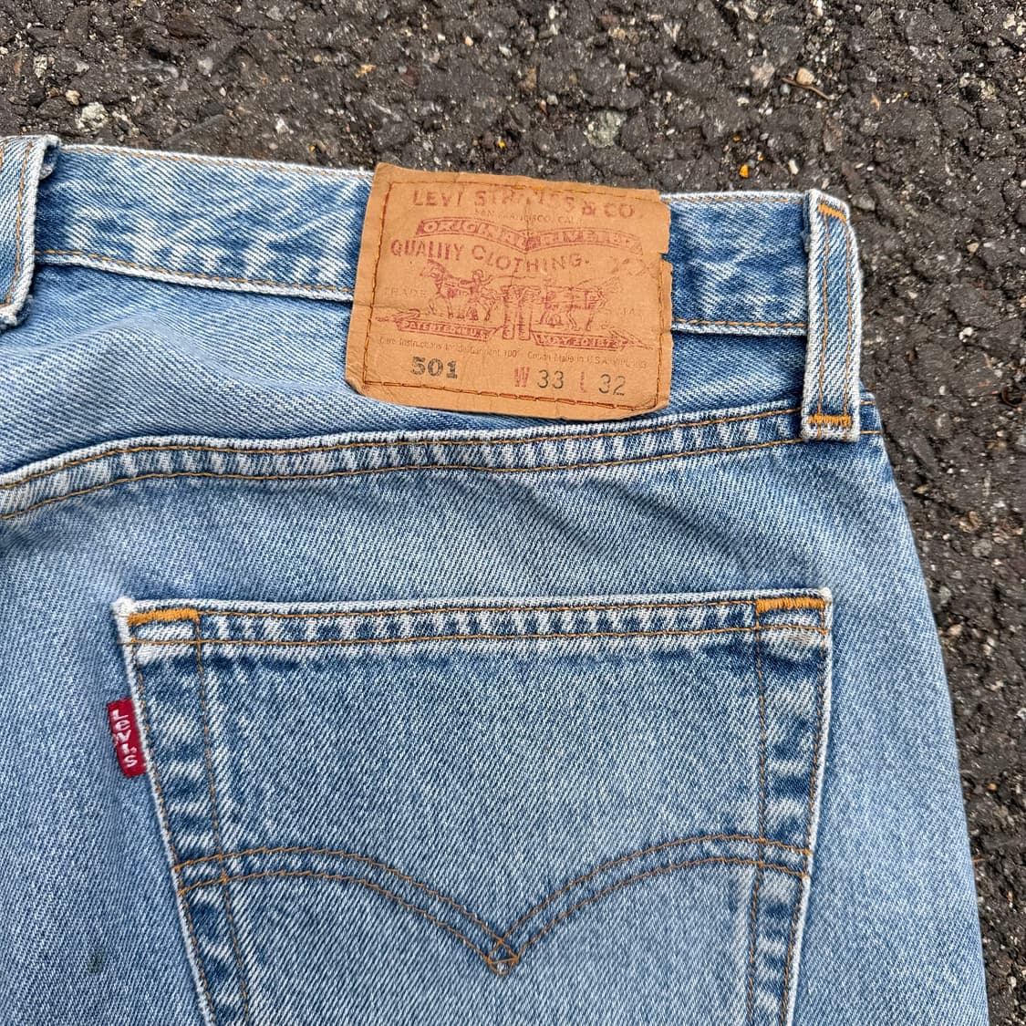 01 USA Vintage Levis 501 W33 L32 상품이미지9