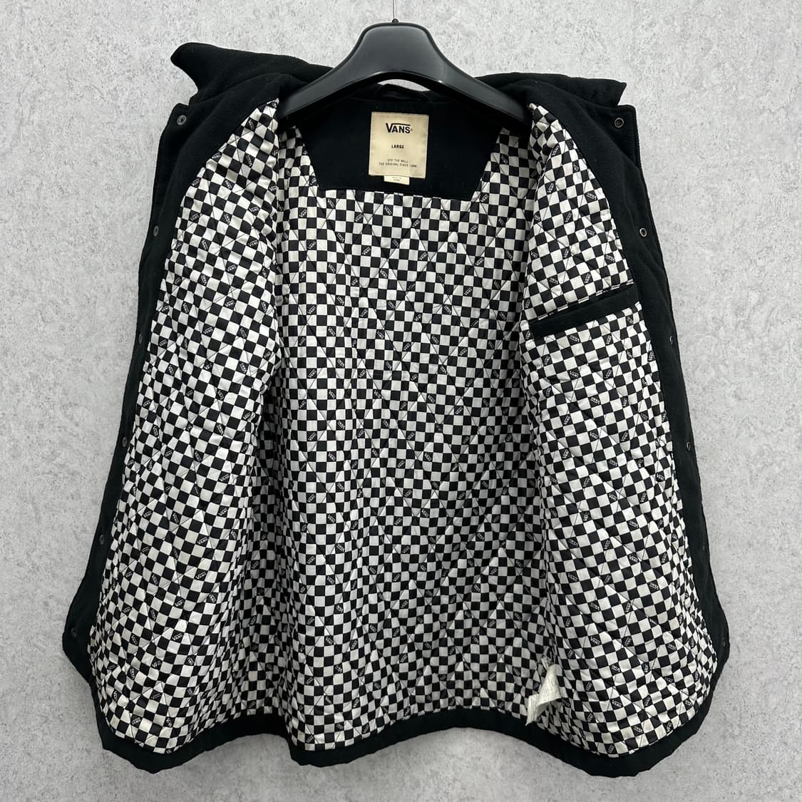 100 반스 남자 누빔 울 바시티 자켓 상품이미지3