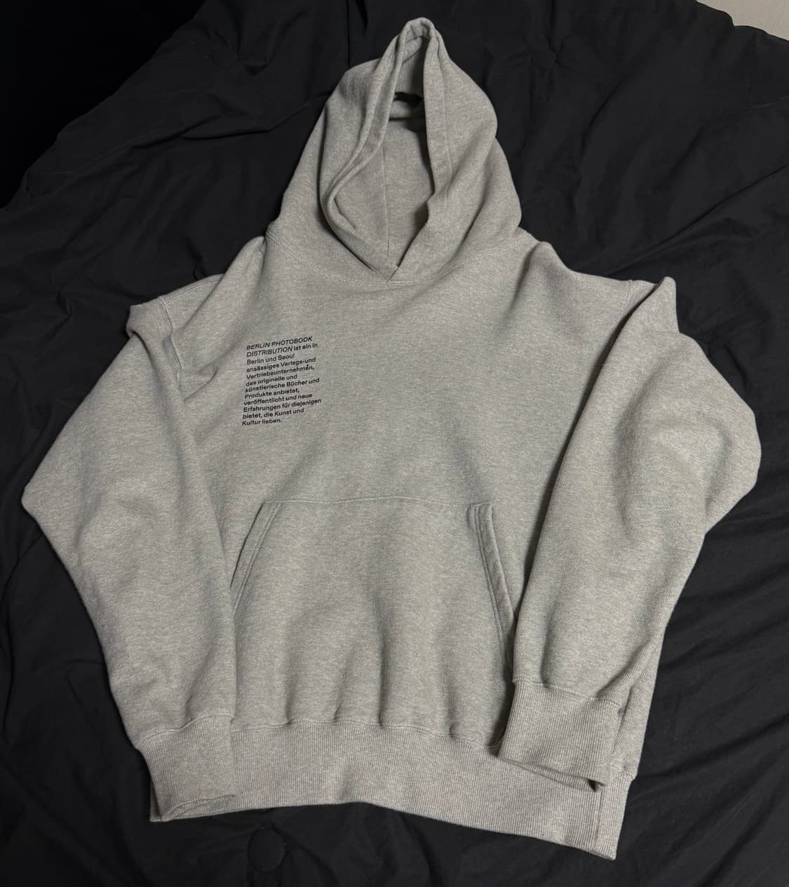 베를린포토북디스트리뷰션 그레이 후드티 S 상품이미지2
