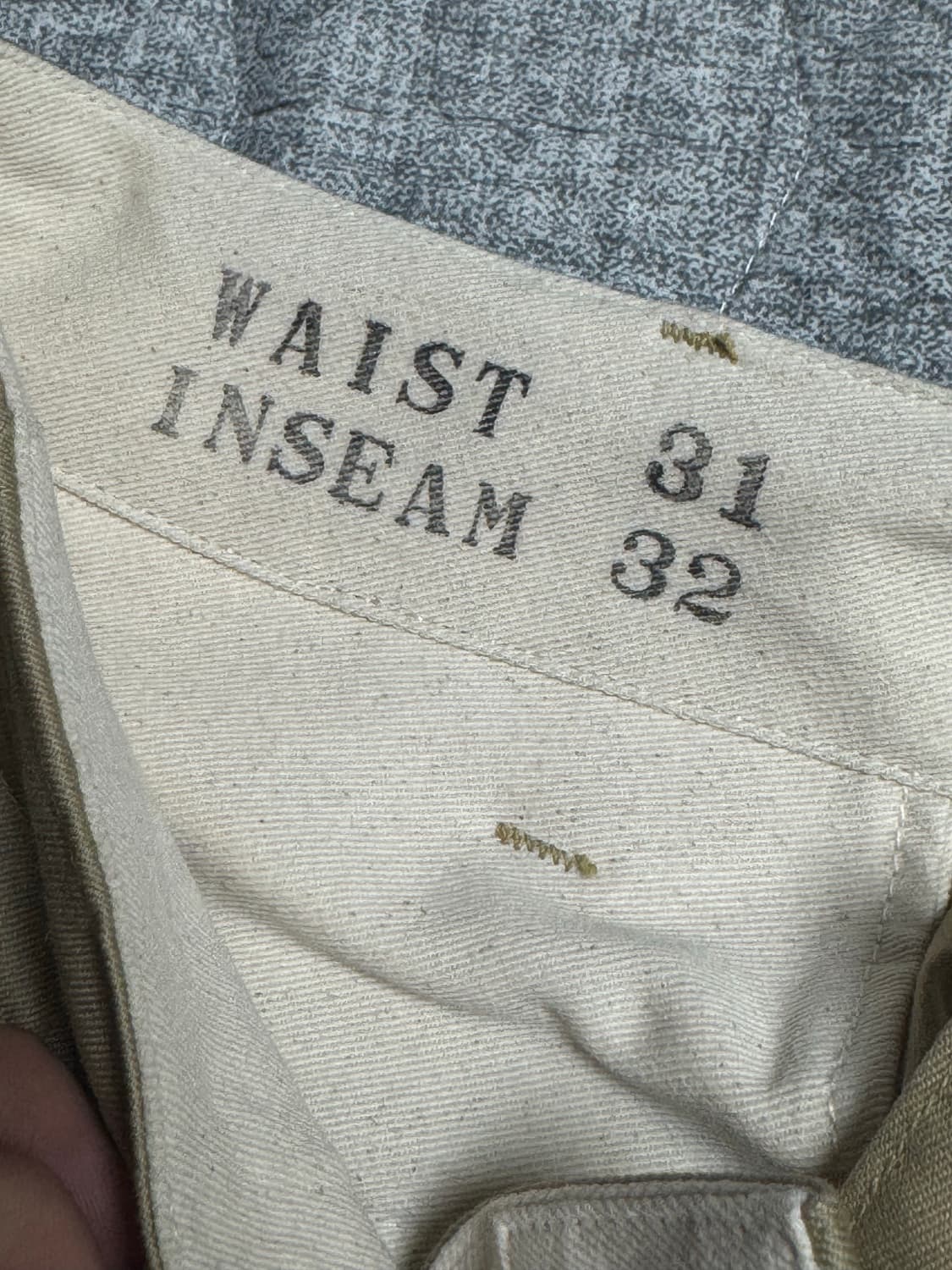 [31] 브론슨 1942 US Army Chino 치노 카키 기장수선 상품이미지4