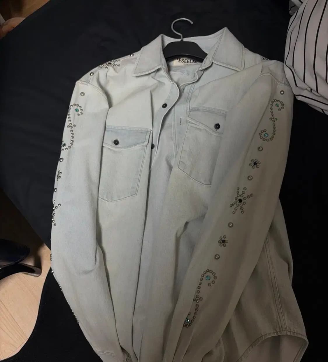 에씰미 데님셔츠  상품이미지1