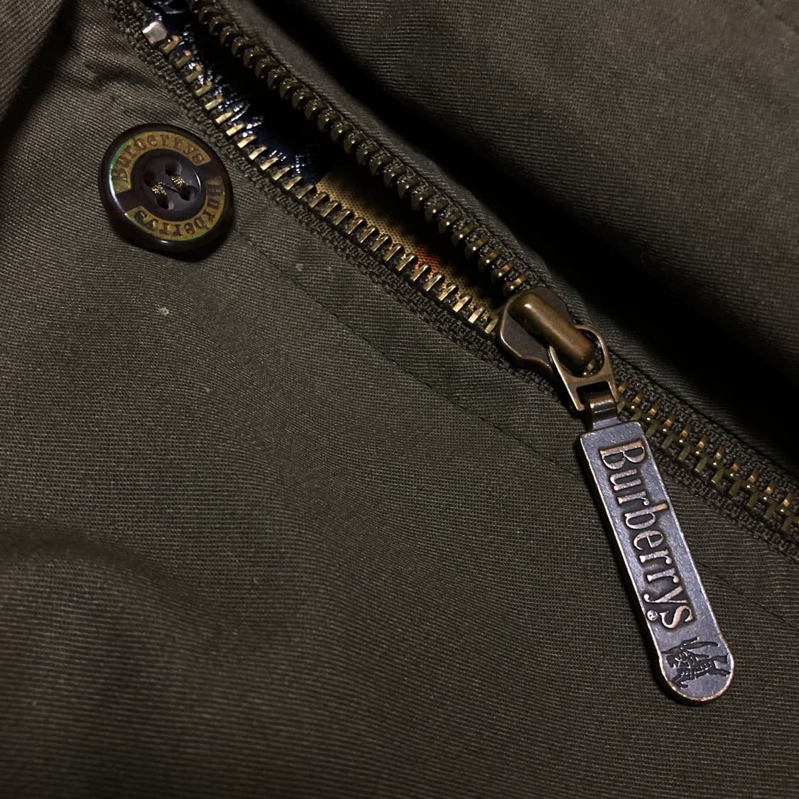 버버리 정품 월계수 블루종 자켓 상태최상 기마로고 상품이미지5