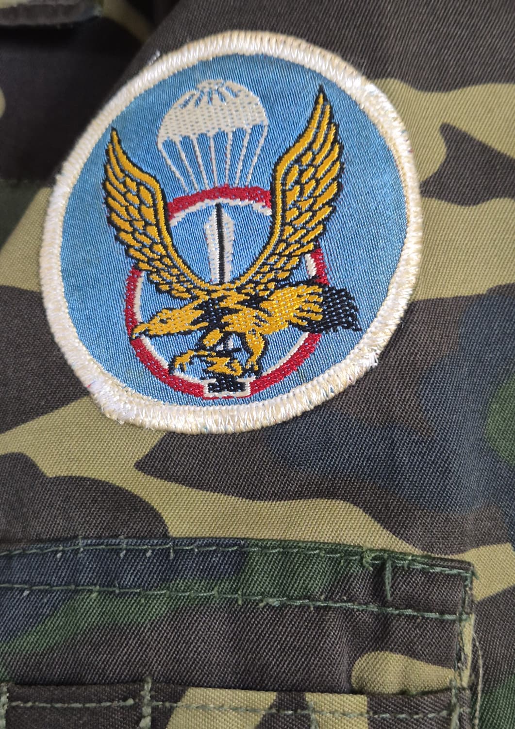 육군 구형 11공수특전여단 보병 중위 후기형 독사복 전투복 자켓 (M) 상품이미지8