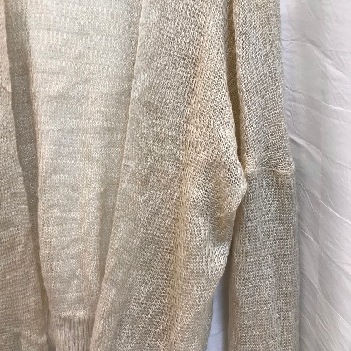 Vintage 모리걸 갸루 여리핏 니트 가디건 상품이미지5