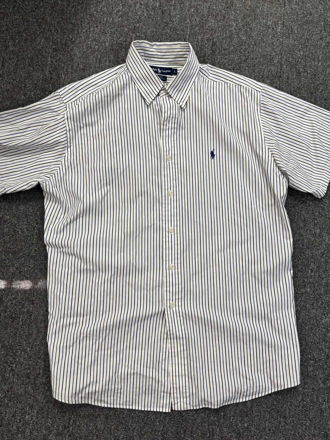 폴로 랄프 로렌 스트라이프 반팔셔츠 (*유일매물) 상품이미지1