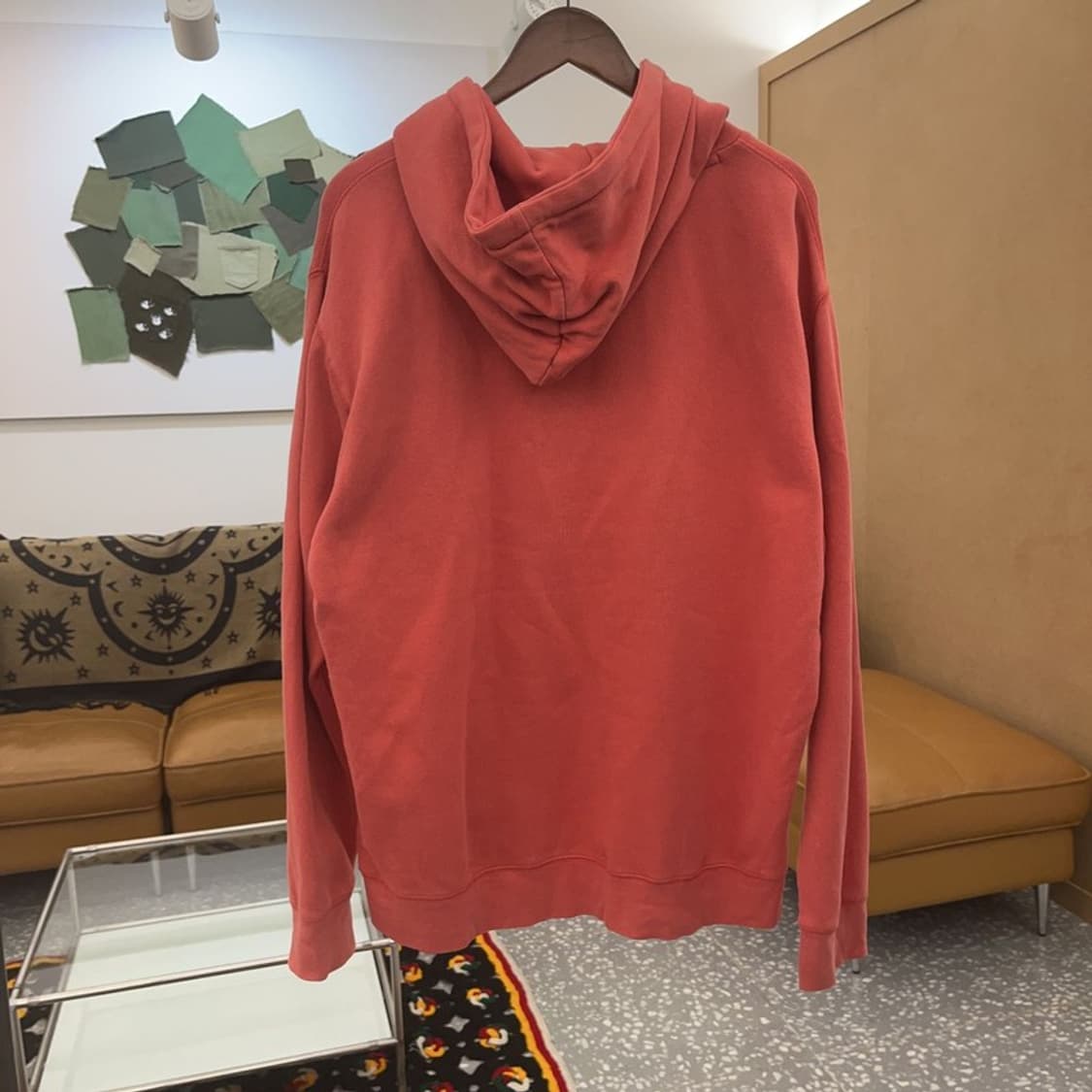 오베이 캐주얼 오버핏 약기모 후드티 L C07321 상품이미지4