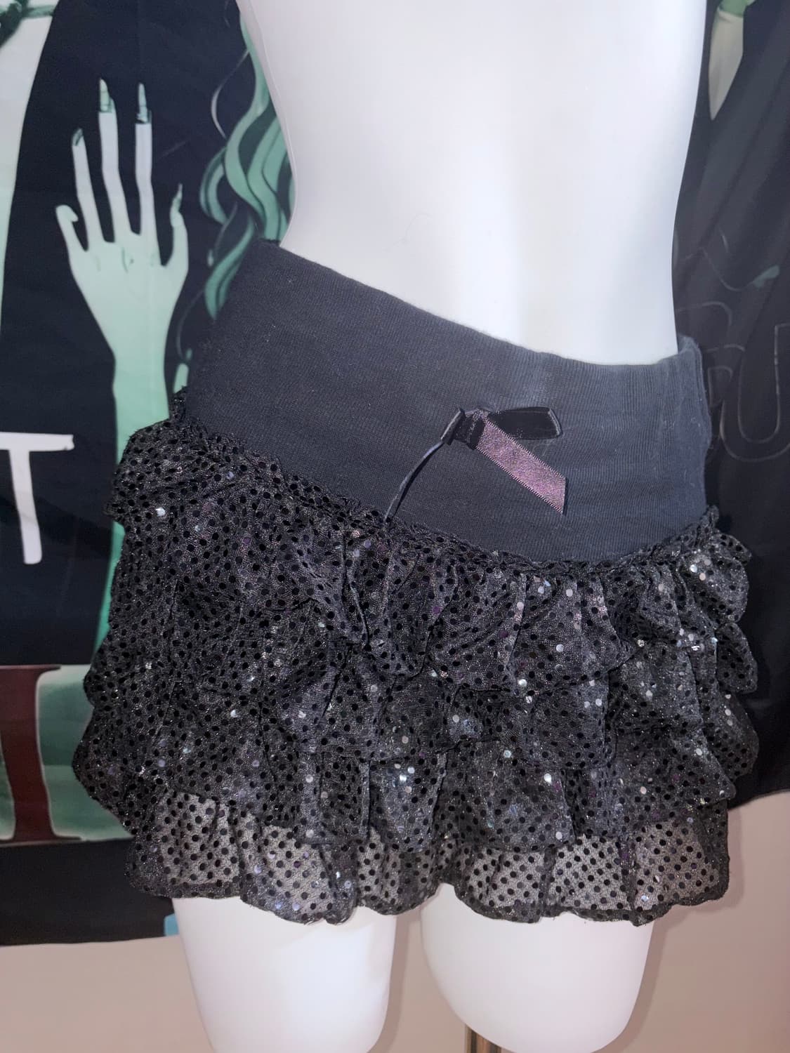 see-through lace skirt 상품이미지2