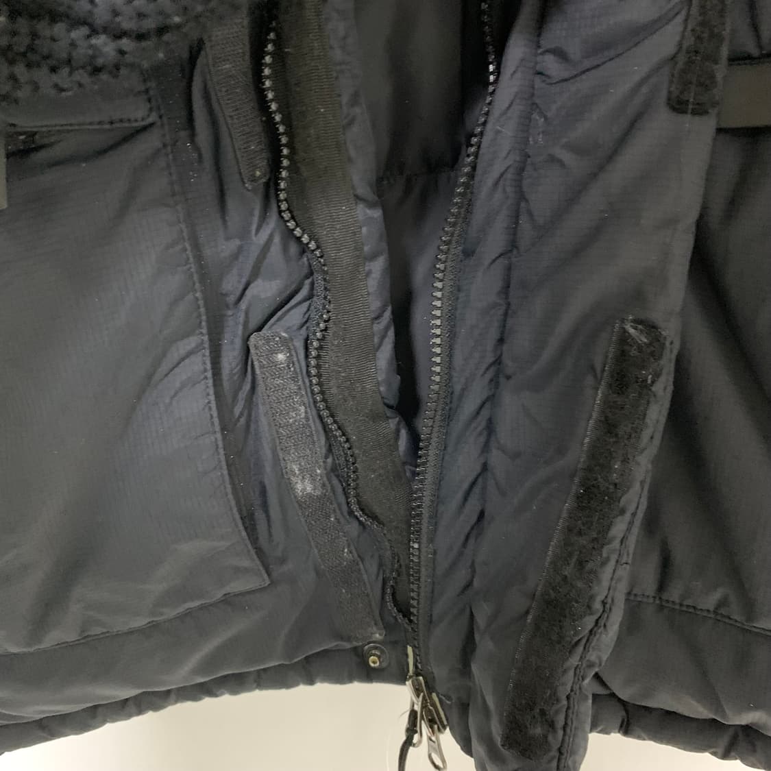 노스페이스 블랙 후드 패딩 점퍼 700 빈티지 95 M 남녀공용 상품이미지9