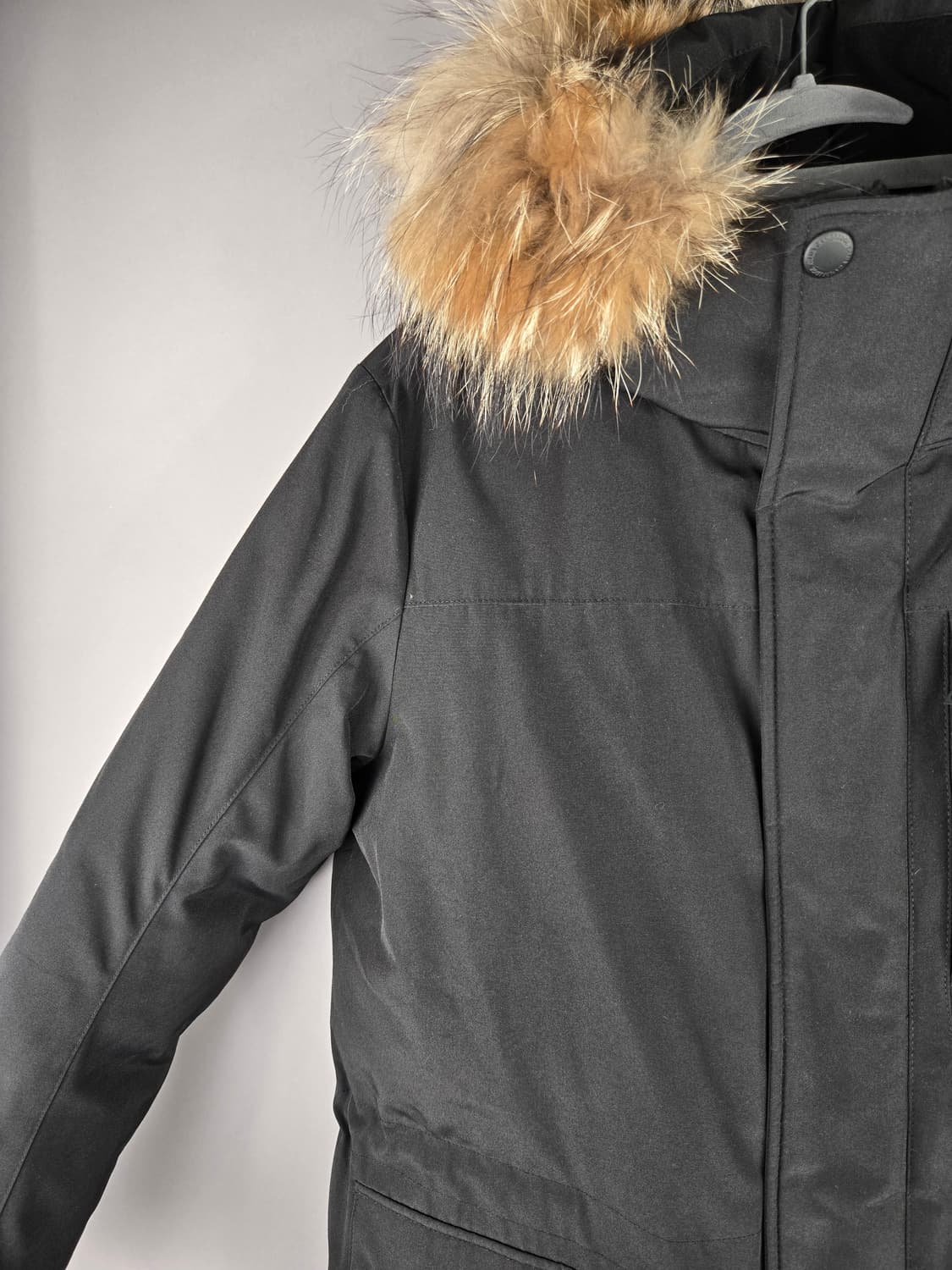 [무료배송]클럽 캠브리지 95 남성 라쿤퍼 덕 다운 패딩 점퍼 블랙 상품이미지3