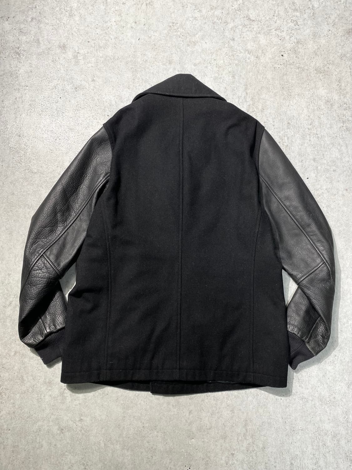 [L] Nike 나이키 울 레더 집업 피코트 자켓 상품이미지8