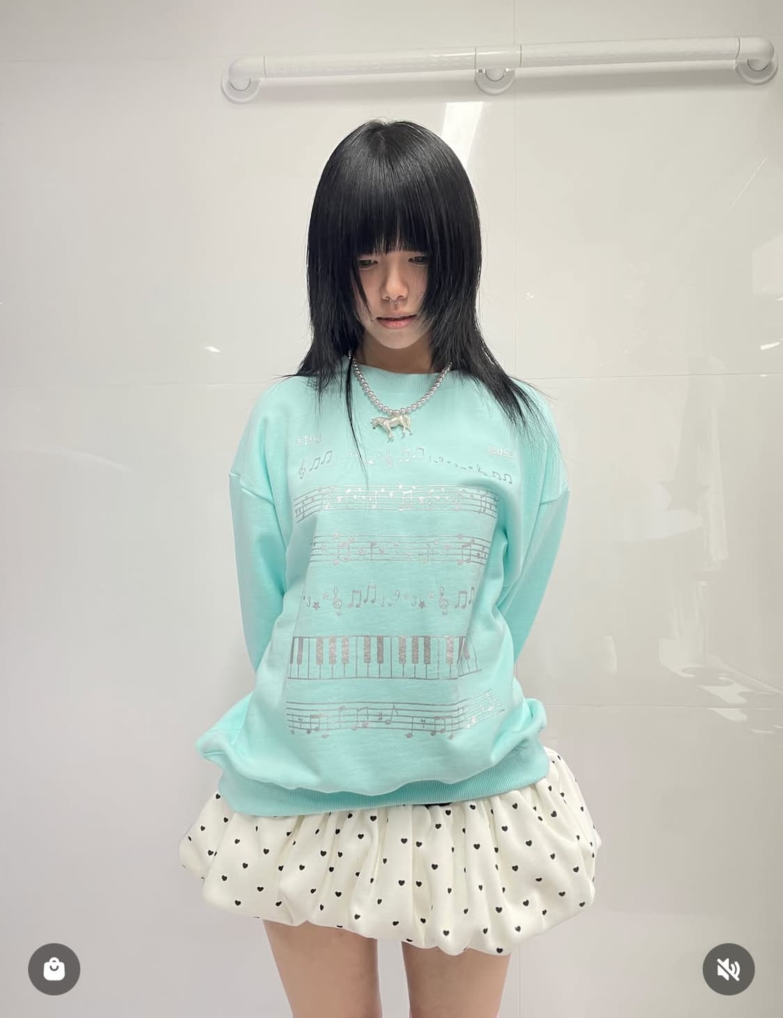 IGUSA 피아노 스웨트셔츠 상품이미지3