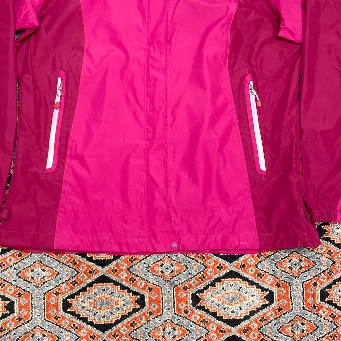 밀레 핑크 바람막이 자켓 여성105 상품이미지3
