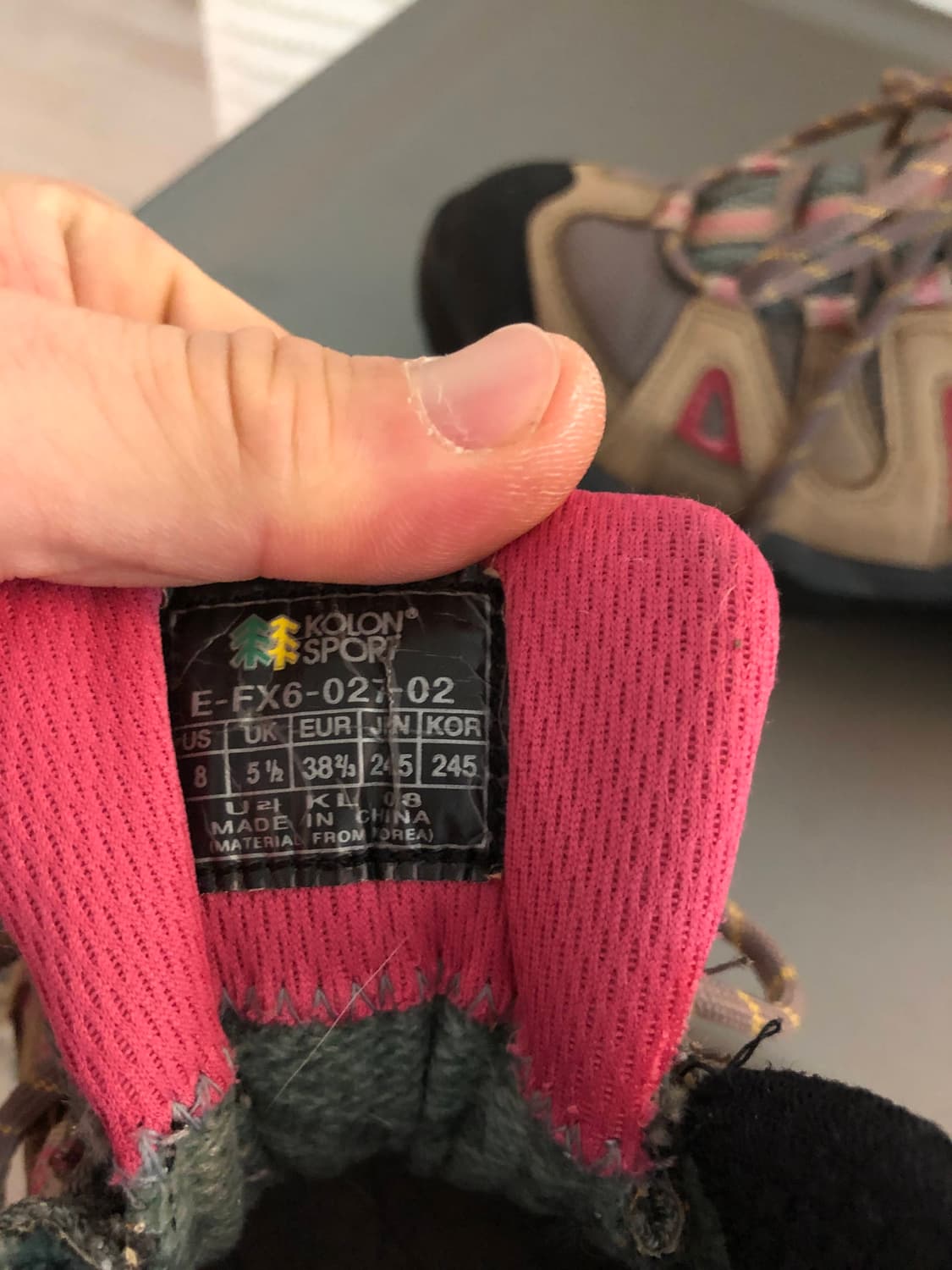 코오롱 스포츠 고어텍스 비브람 여성용 등산화 245 상품이미지4