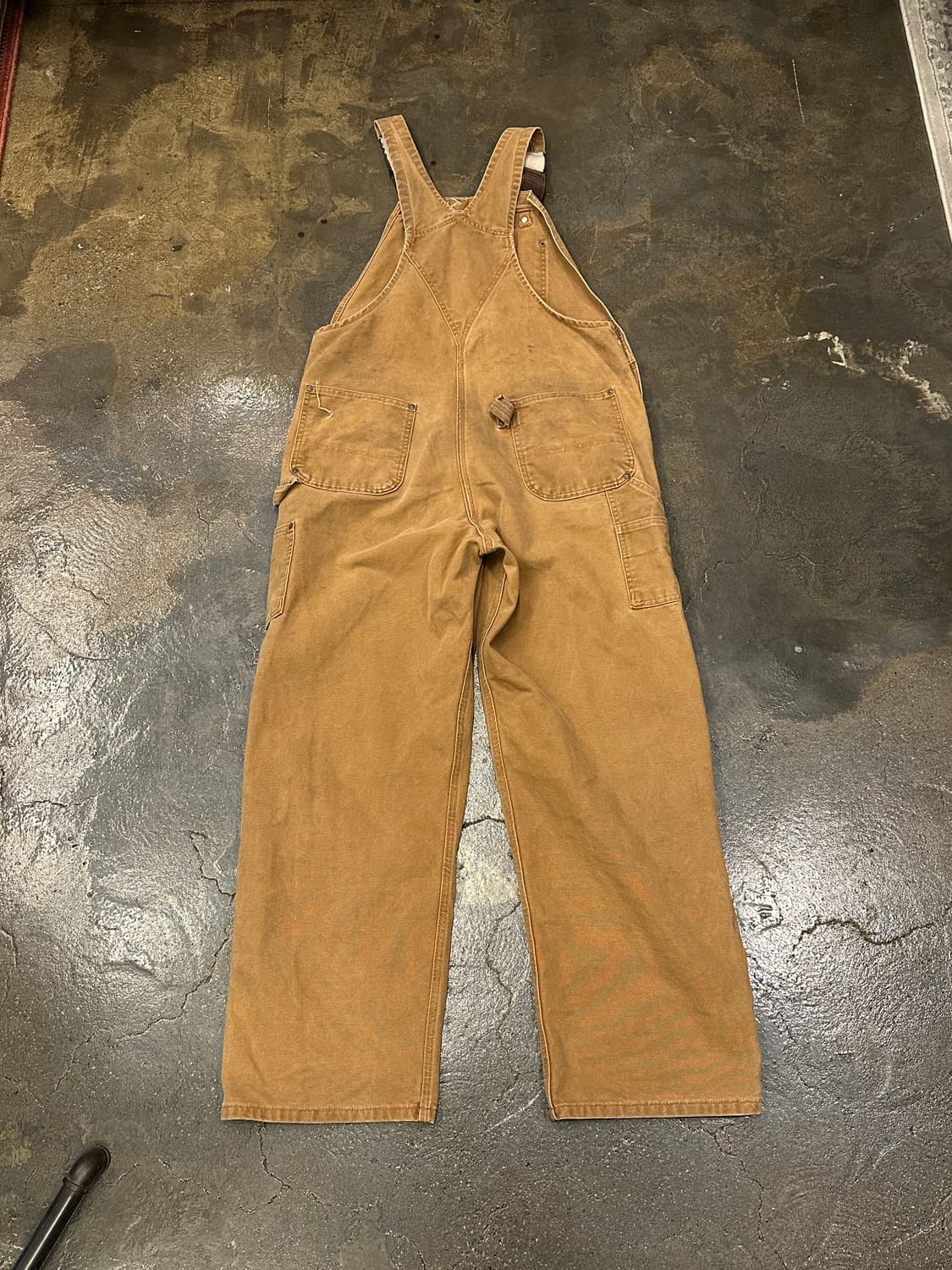 빈티지 칼하트 워크웨어 더블니 오버올 상품이미지2