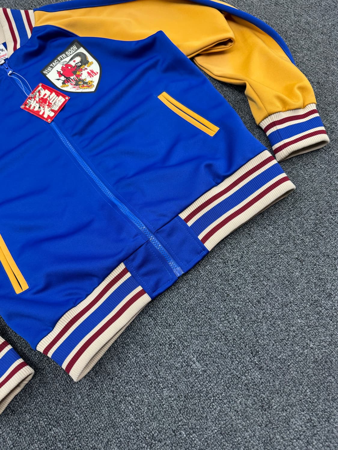 M)테드 컴퍼니 빈티지 프린팅 투톤 져지 상품이미지7