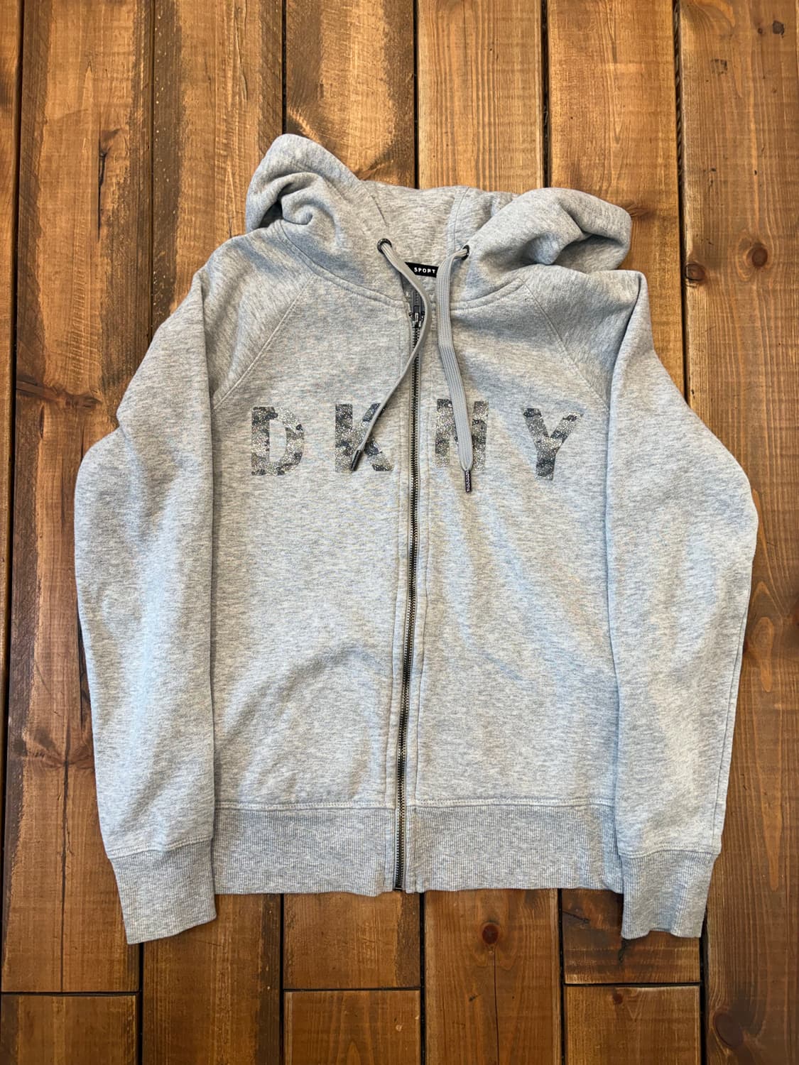 DKNY 글리터 후드집업 상품이미지4