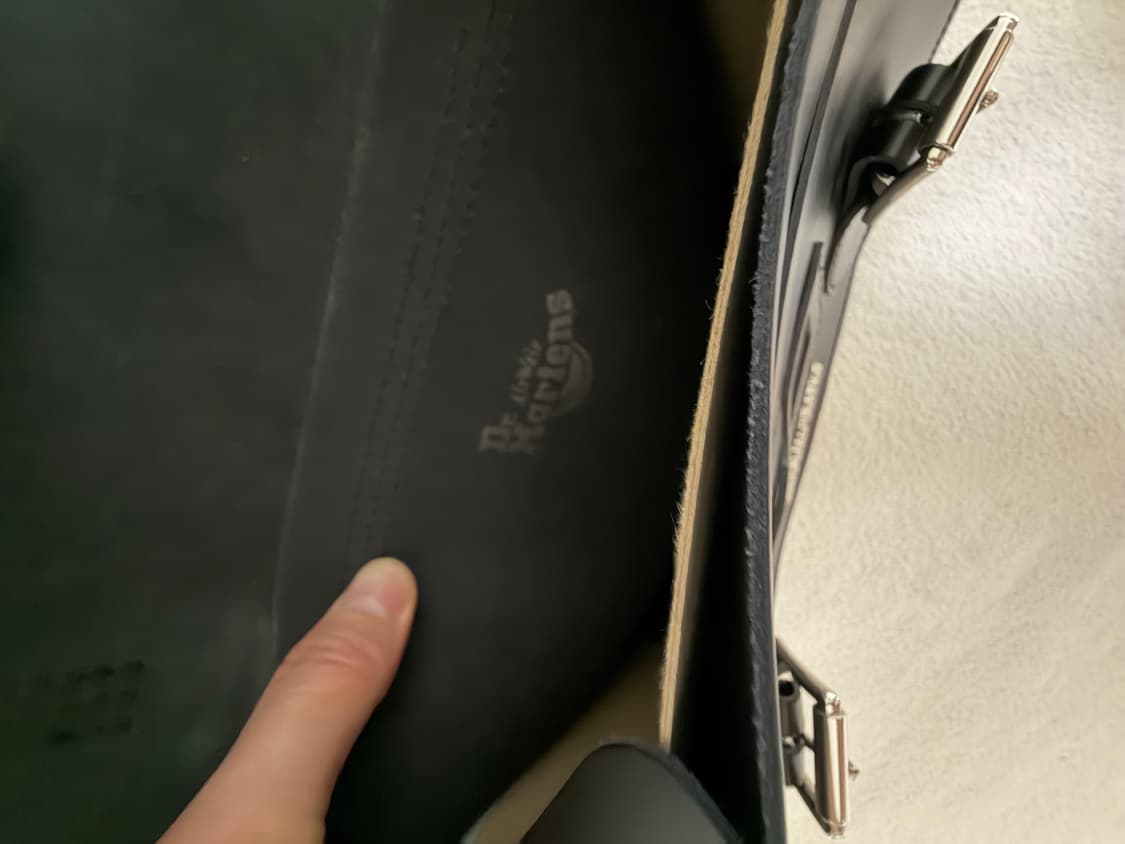 닥터마틴(Dr.Martens) 11인치 레더 사첼백 (블랙) 상품이미지3