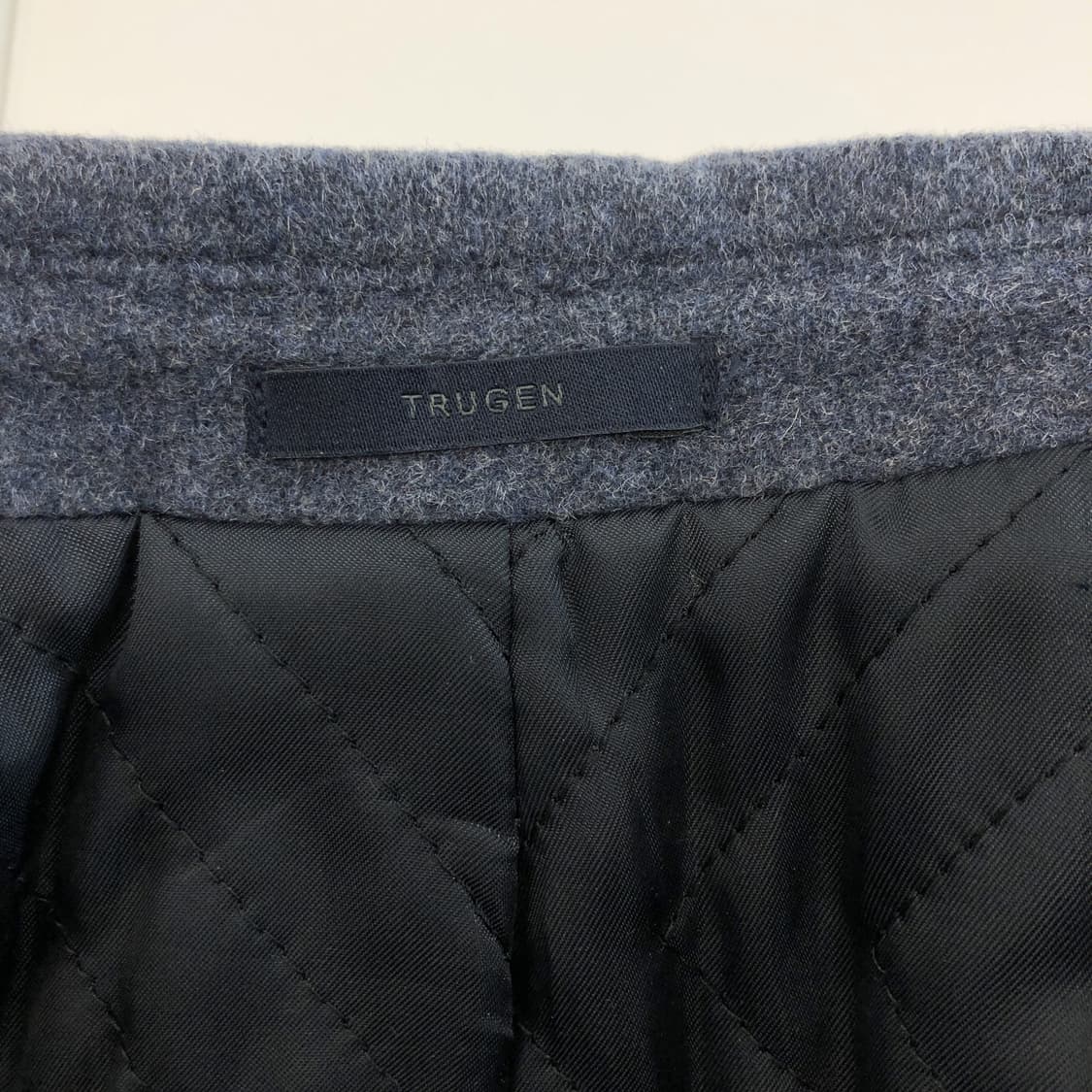 트루젠 캐시미어 체스터 블루 울코트 105사이즈 상품이미지7