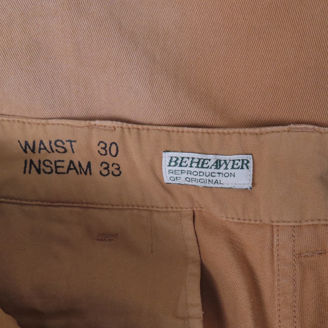 비헤비어 코튼 워싱 팬츠 상품이미지3