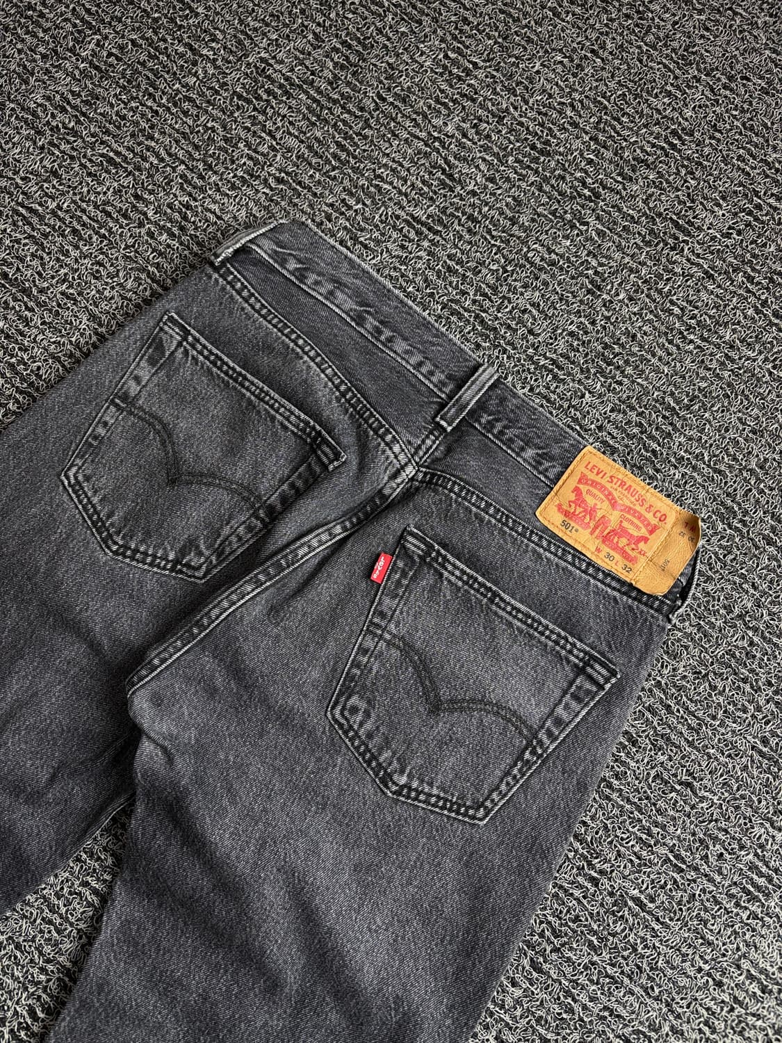 리바이스 501 아카이브 흑청 데님 팬츠 3210 상품이미지5