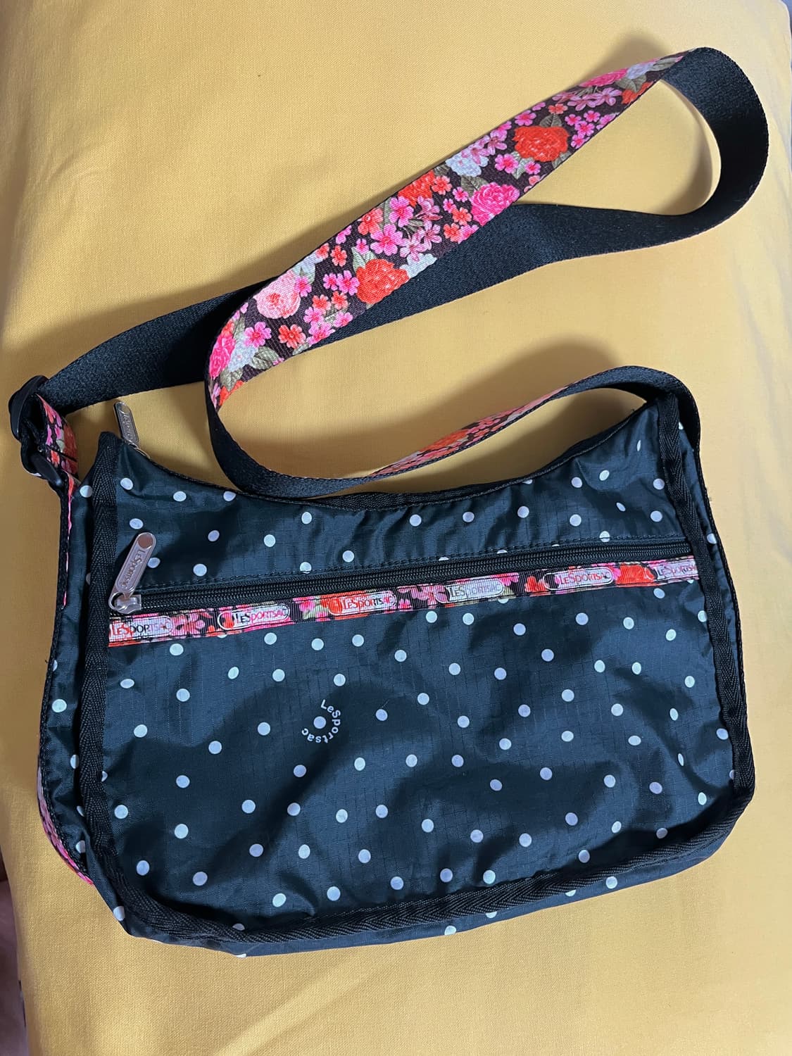 레스포삭 도트 땡땡이 크로스백 상품이미지2