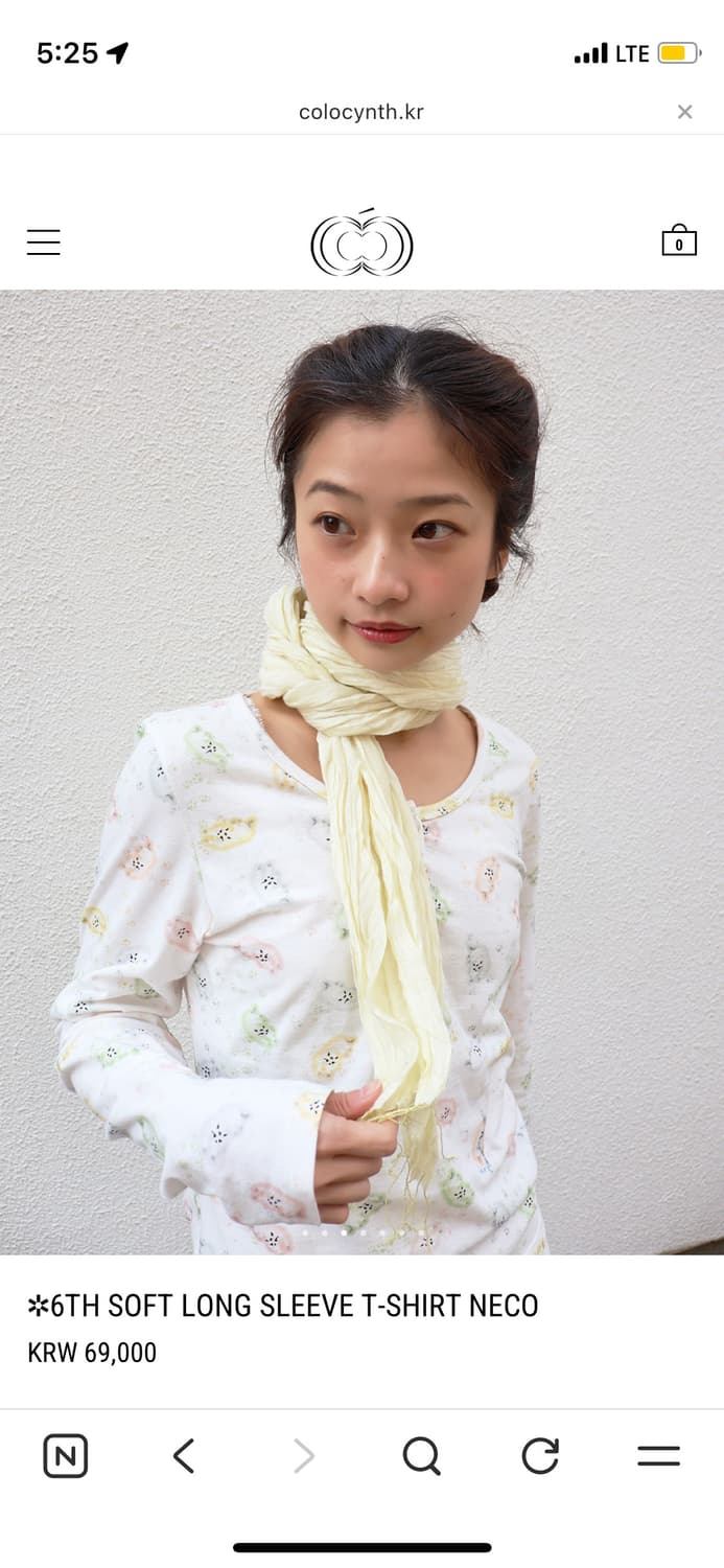 콜로신스 네코 롱슬리브 상품이미지1