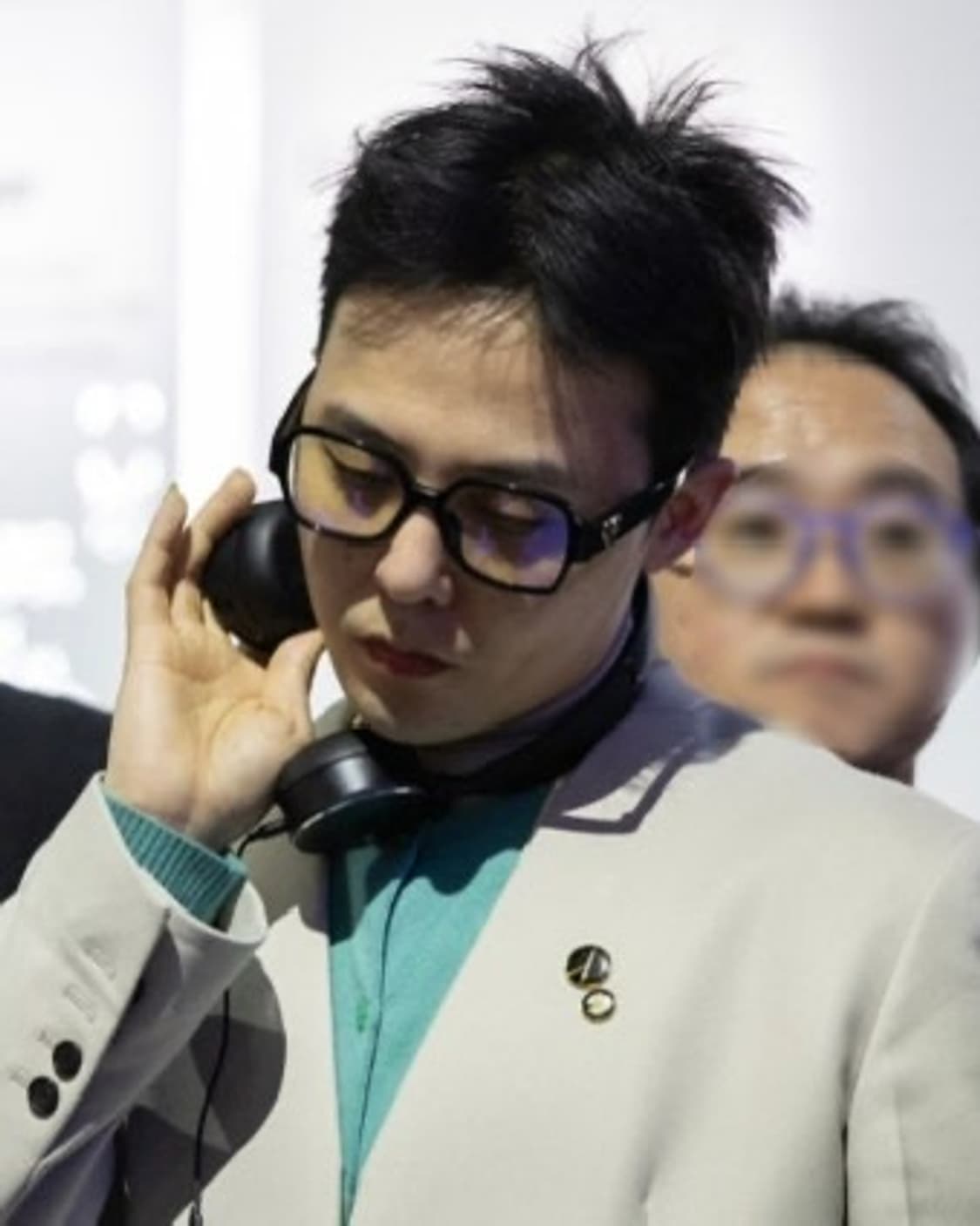 지디착) 샤넬 하트 로고 블루 라이트 안경 블랙 상품이미지9