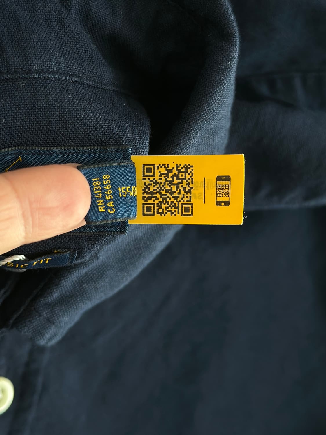 랄프로렌 멀티포니 네이비 옥스포드 셔츠  상품이미지9