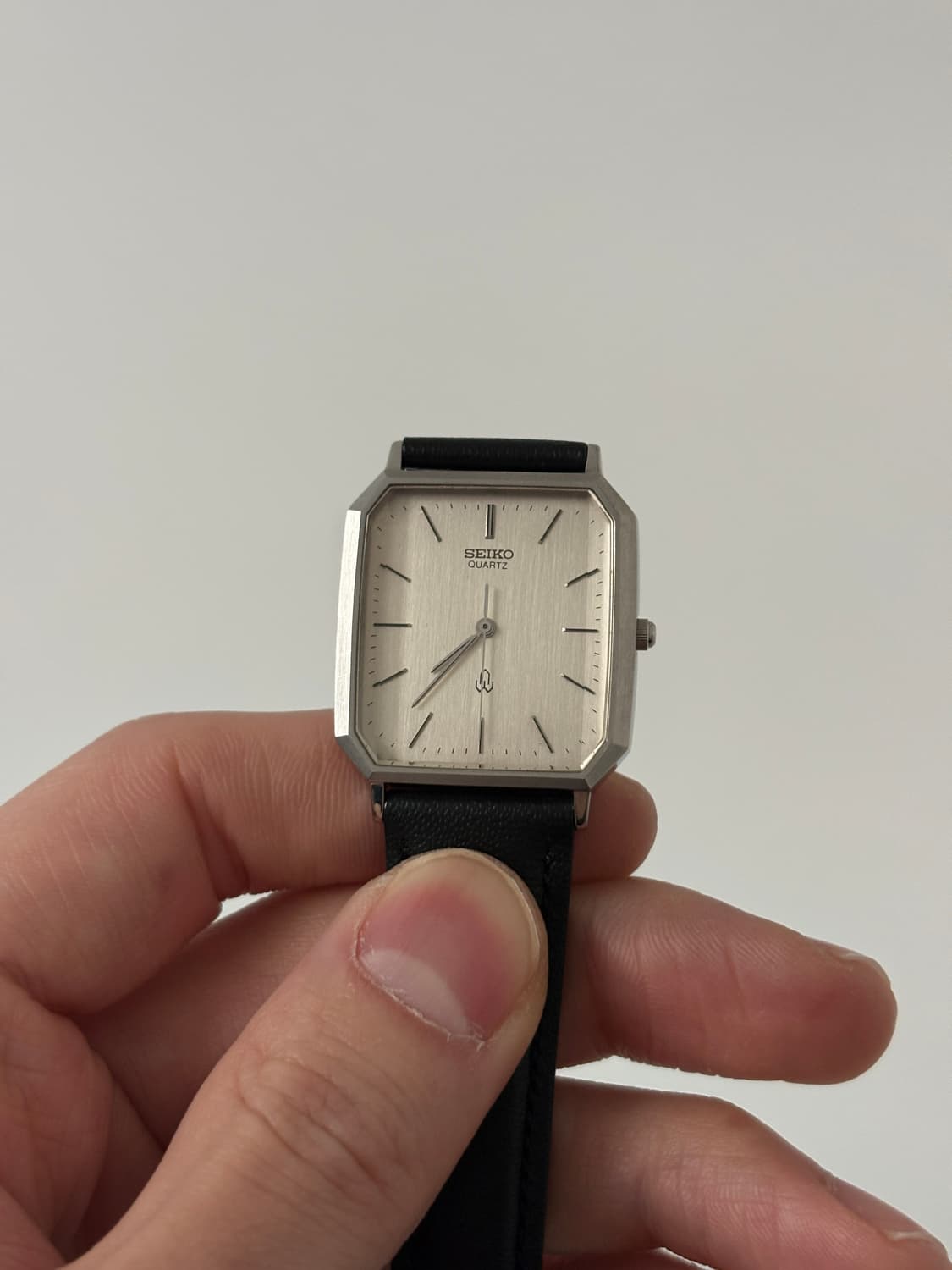 세이코 1980년대 Chariot 실버 탱크 쿼츠 남성 상품이미지3