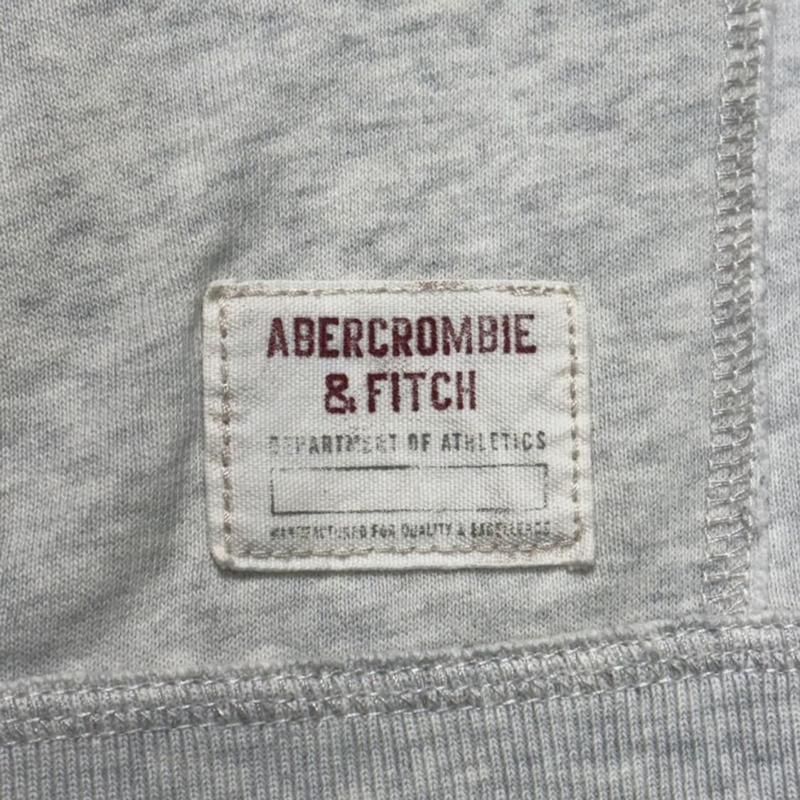 ABERCROMBIE & FITCH 크루넥 스웻셔츠 화이트 멜란지 M 상품이미지3