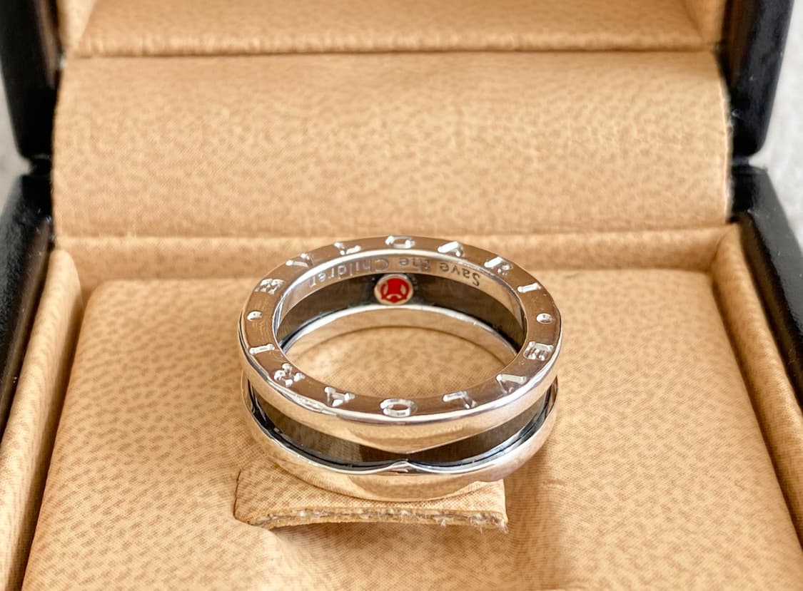 불가리 세이브더칠드런 반지 52호 스털링 실버 상품이미지4