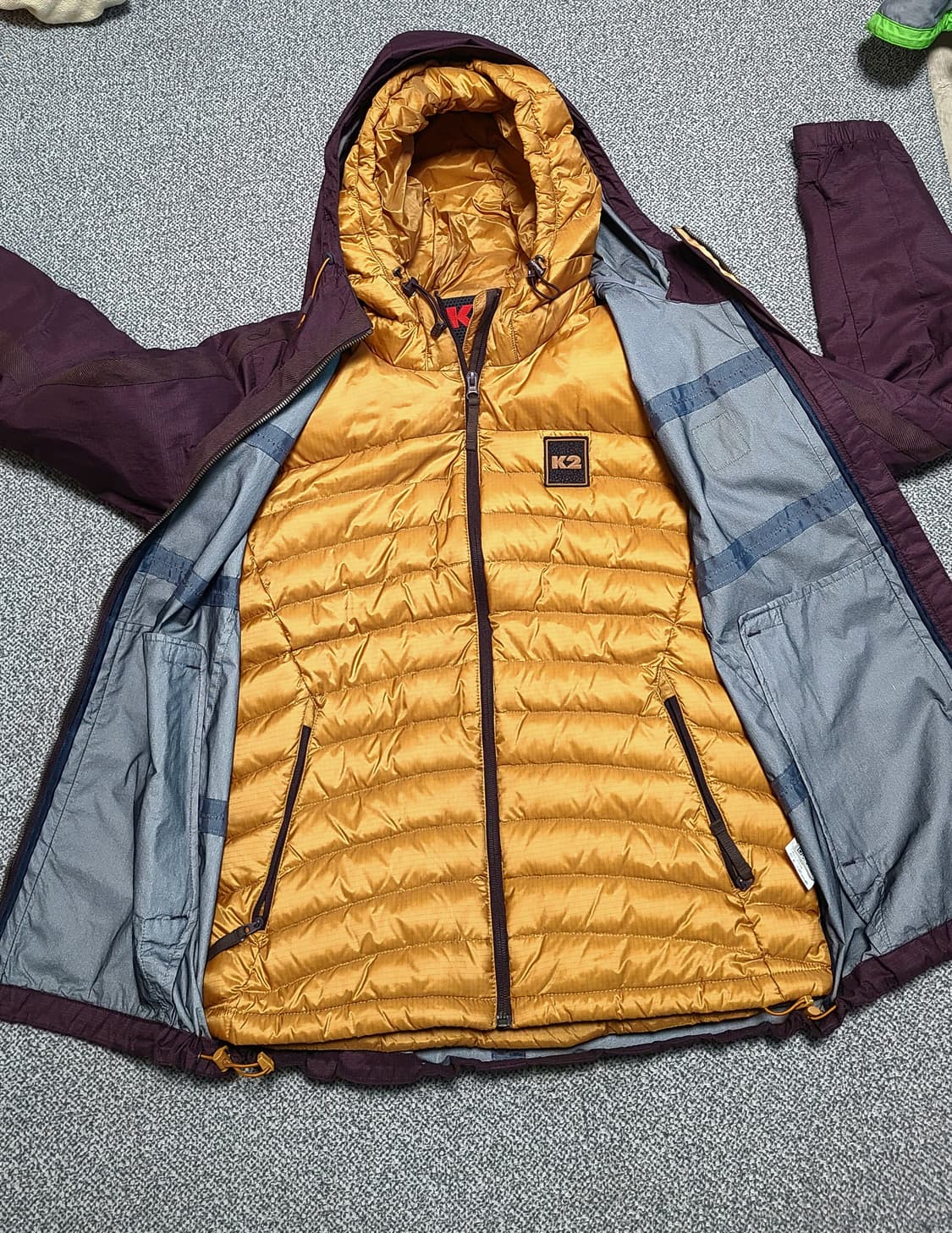 K2 버티컬 3L 솔리드 다운 디터쳐블 자켓 95  내피 포함 상품이미지3