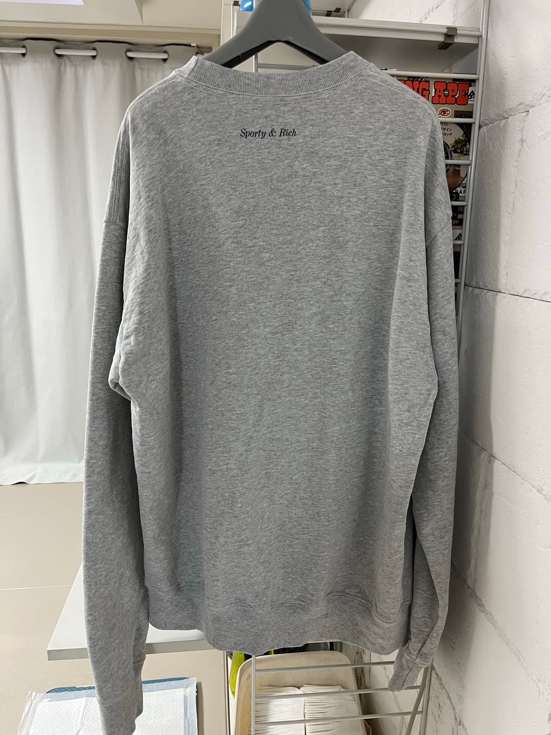 스포티앤리치 기모 크루넥 상품이미지6