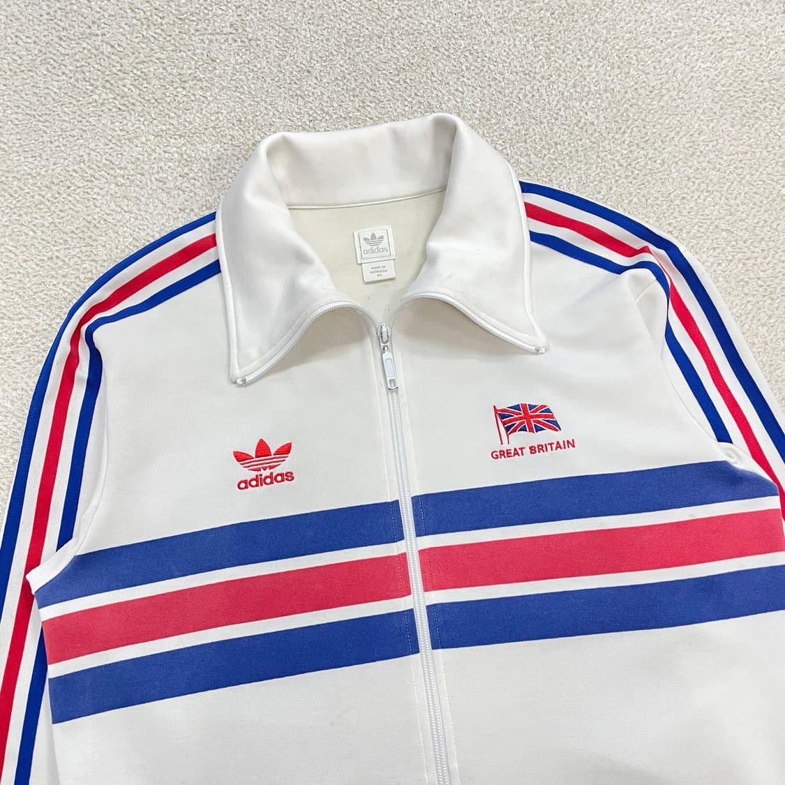 아디다스 신영국 트랙탑 져지 화이트 (대장급) 상품이미지2
