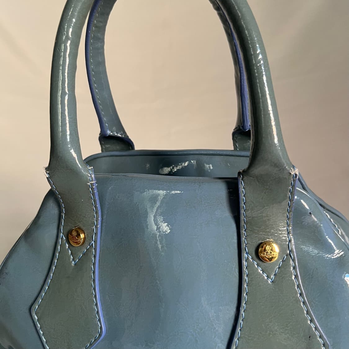 비비안웨스트우드 에나멜 ORB 백 상품이미지8