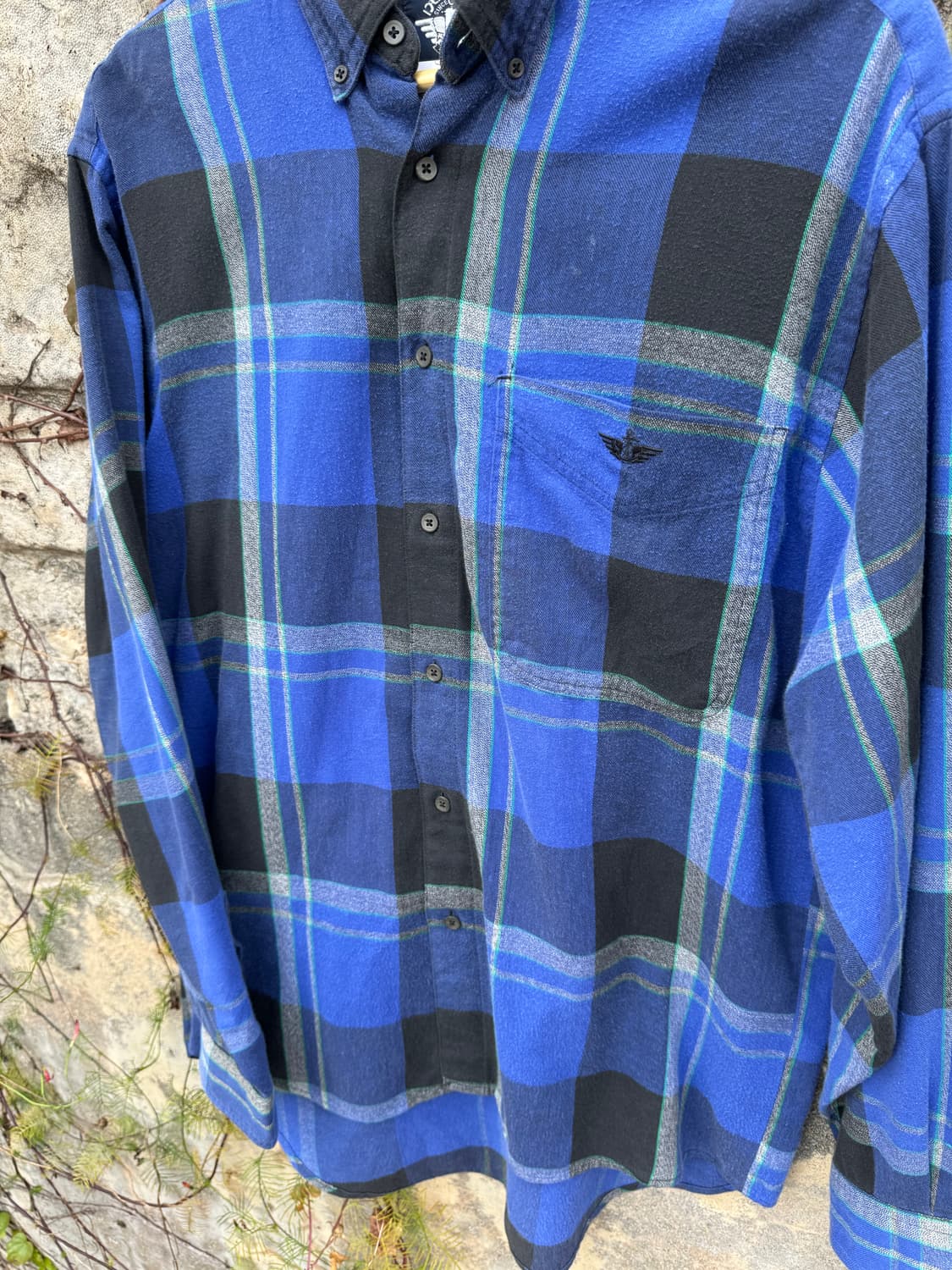 90s dockers by levis 빈티지 체크 플란넬 셔츠 M 상품이미지3