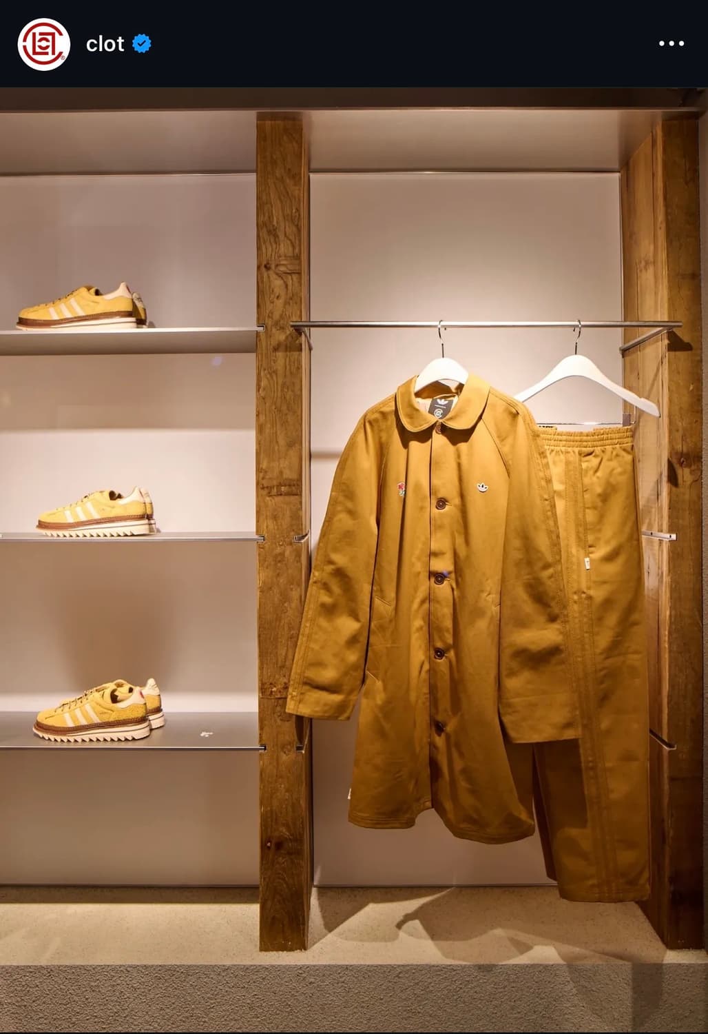 아디다스 x CLOT 트랙 코트 & 팬츠 세트 판매합니다 상품이미지1