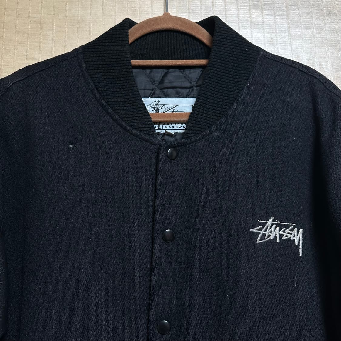 80s 올드 빈티지 스투시 홈보이 바시티 자켓 L사이즈 상품이미지3