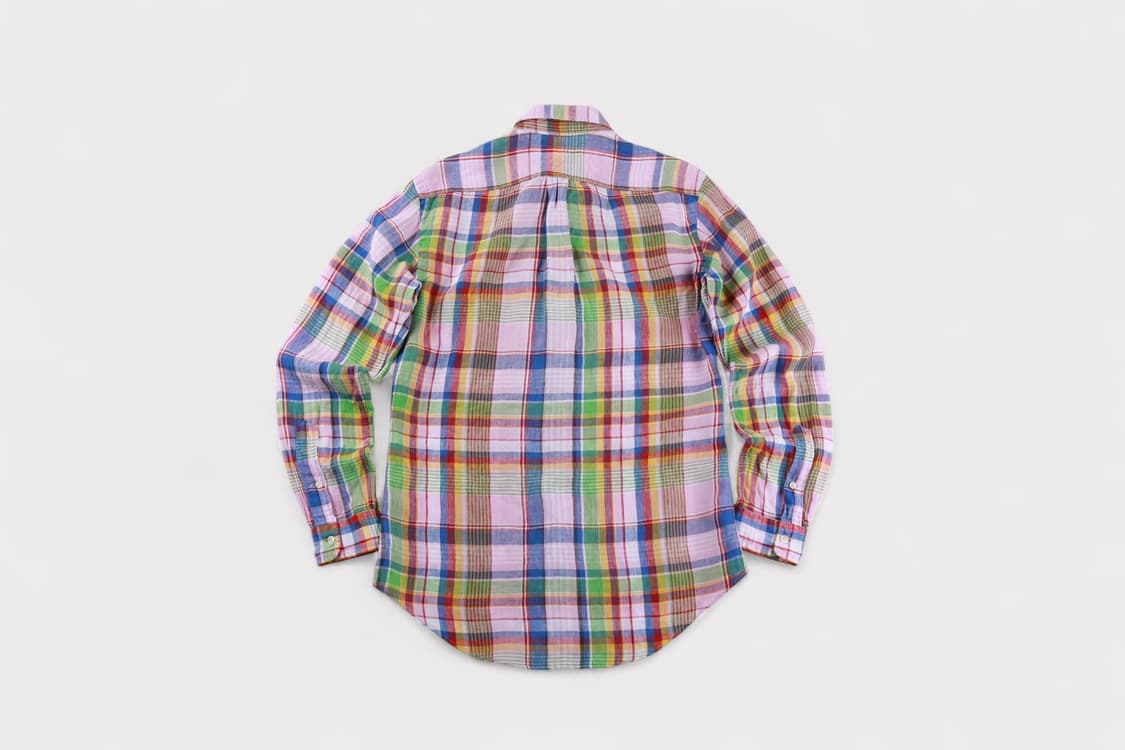 [S] 폴로 랄프로렌 마드라스 리넨 셔츠 상품이미지8