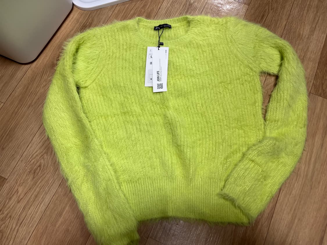 자라 퍼 니트 새상품 상품이미지4