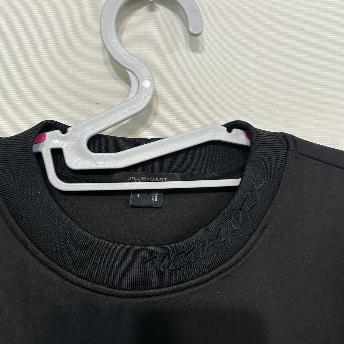 질스튜어트 네오프렌 오버핏 반팔 티셔츠 S 95 남녀공용 상품이미지2