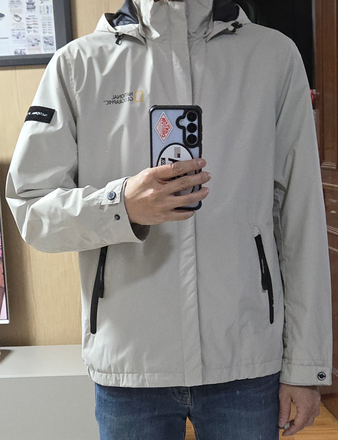 (착샷) 내셔널지오그래픽 바람막이 자켓 베이직 상품이미지8