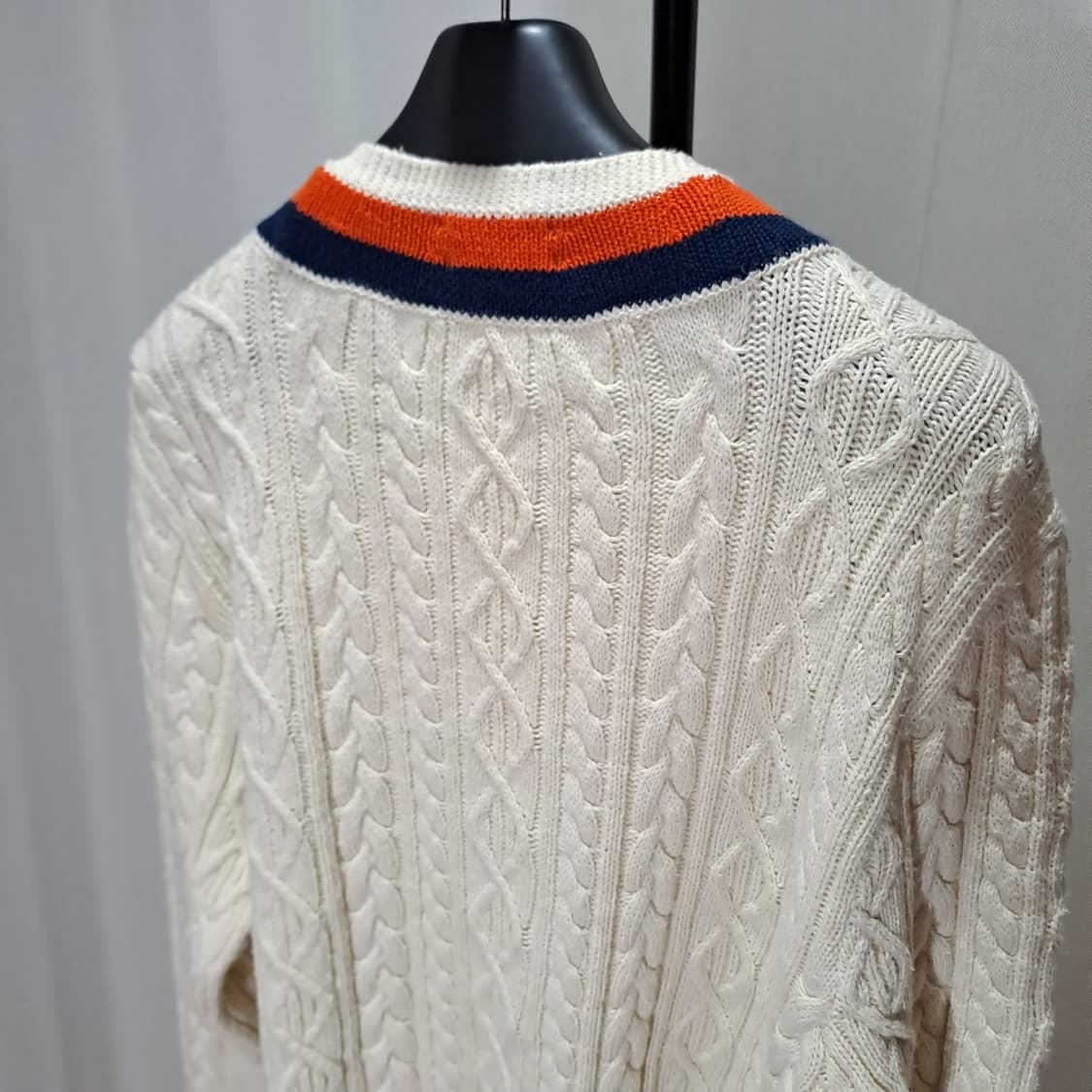 (택포) 폴로 랄프로렌 크리켓 실드패치 니트 꽈베기 XL B940 상품이미지6
