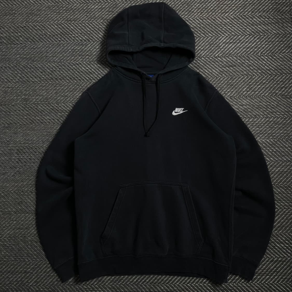 나이키 스우시로고 후드 티셔츠 블랙 y 4032 상품이미지2