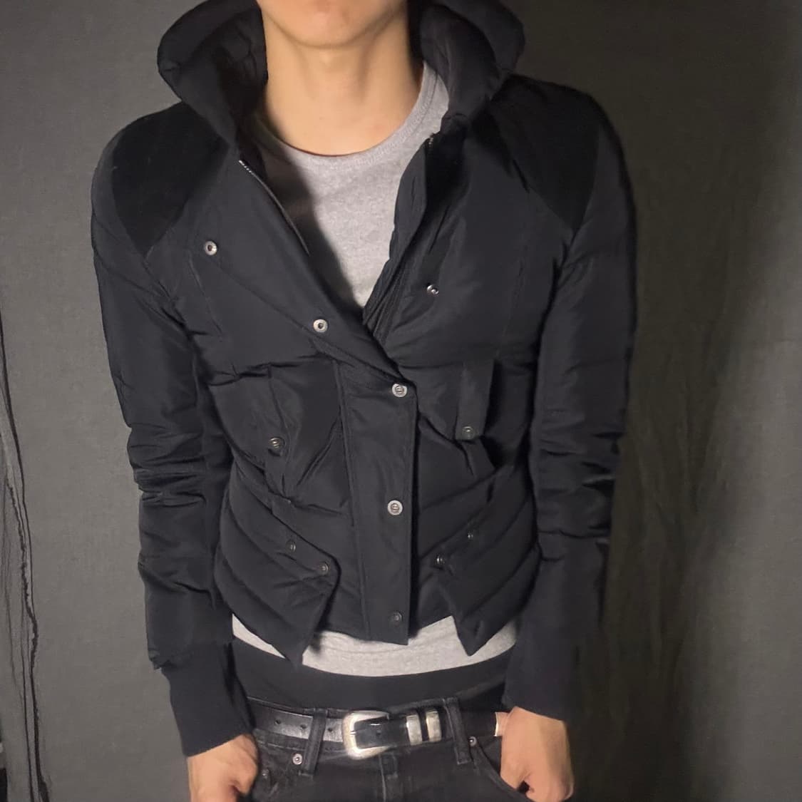 system 덕다운 라이더 자켓 패딩 상품이미지4