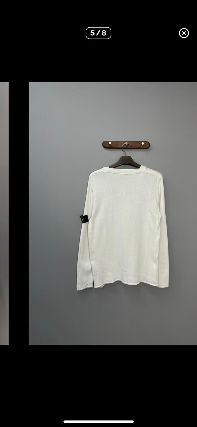 스톤아일랜드 와펜 코튼 라운드 니트 A2462 상품이미지6