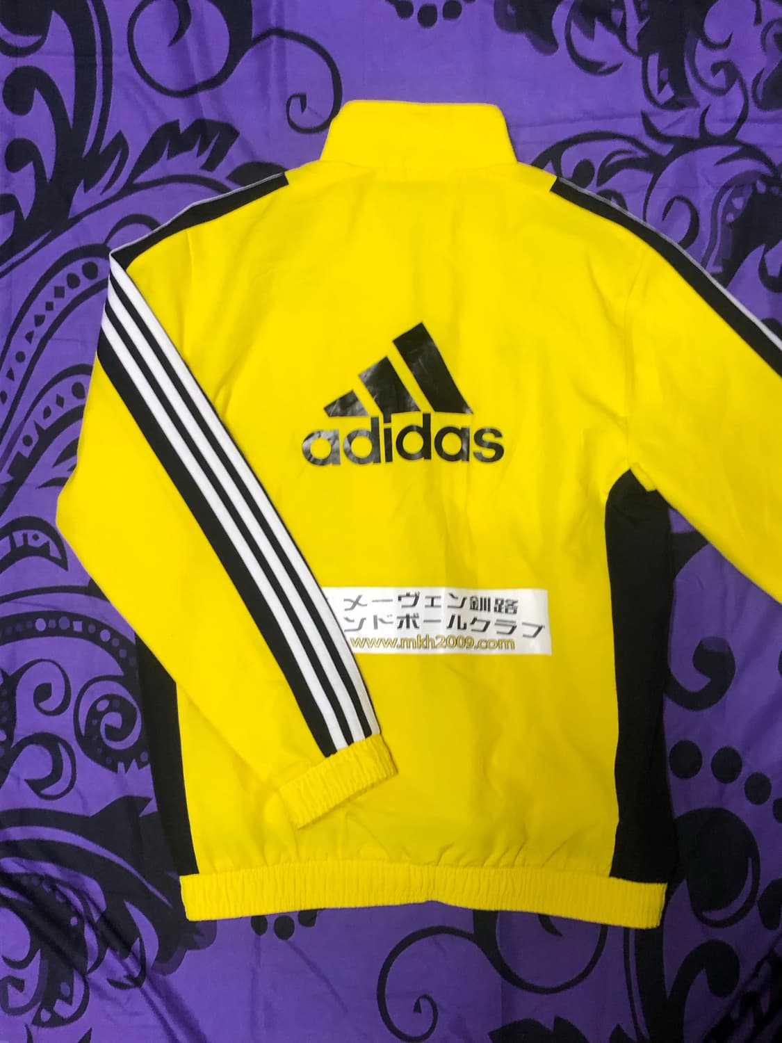 Adidas Japan 2009 아디다스 져지 옐로우/블랙 희귀 상품이미지2