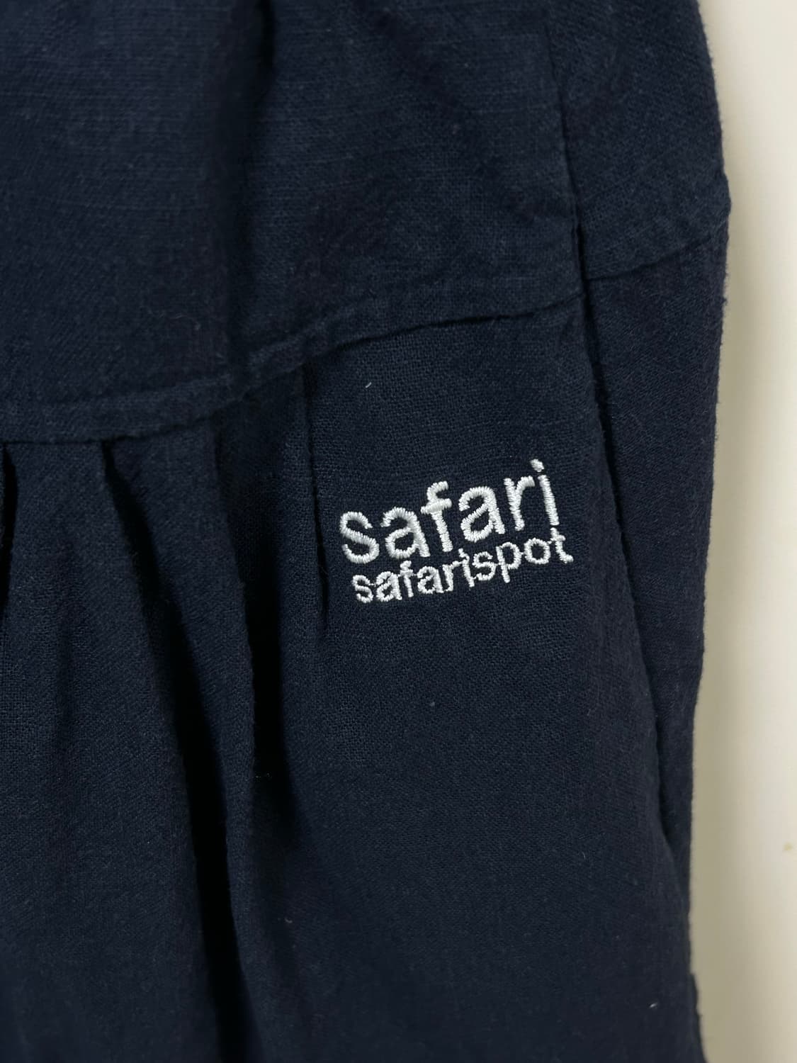 사파리스팟 Safarispot RUFFLE MAXI SKIRT NAVY 상품이미지4
