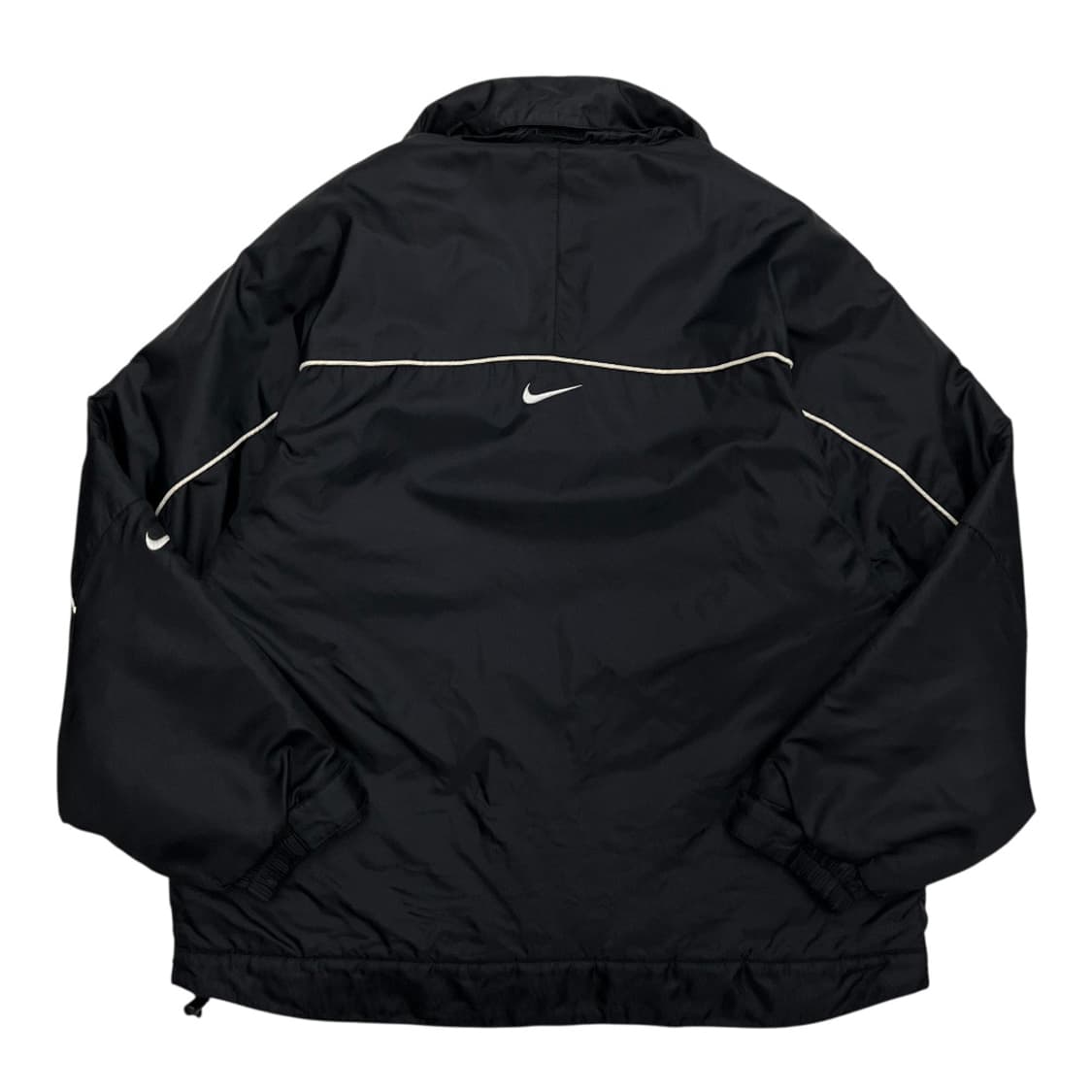 90's 코리아 메이드 동계 심플 검흰 윔엄 상품이미지4