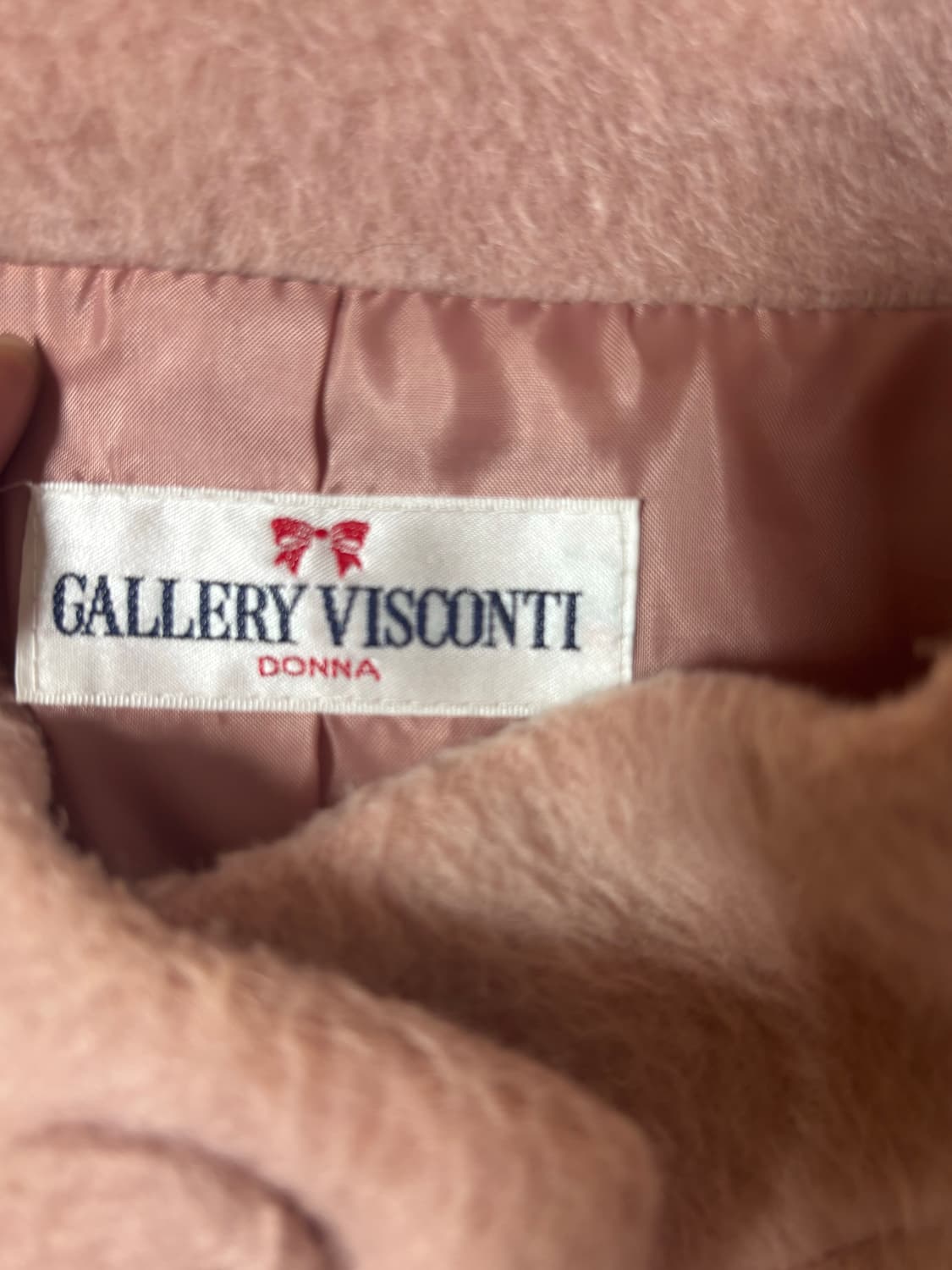 일브 메조피아노깔 갤러리비스콘티 리본 숏코트 자켓 라떼갸루 상품이미지6